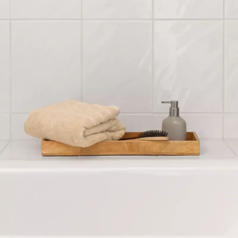 Handtuch aus Hanf und Bio-Baumwolle Detail 2